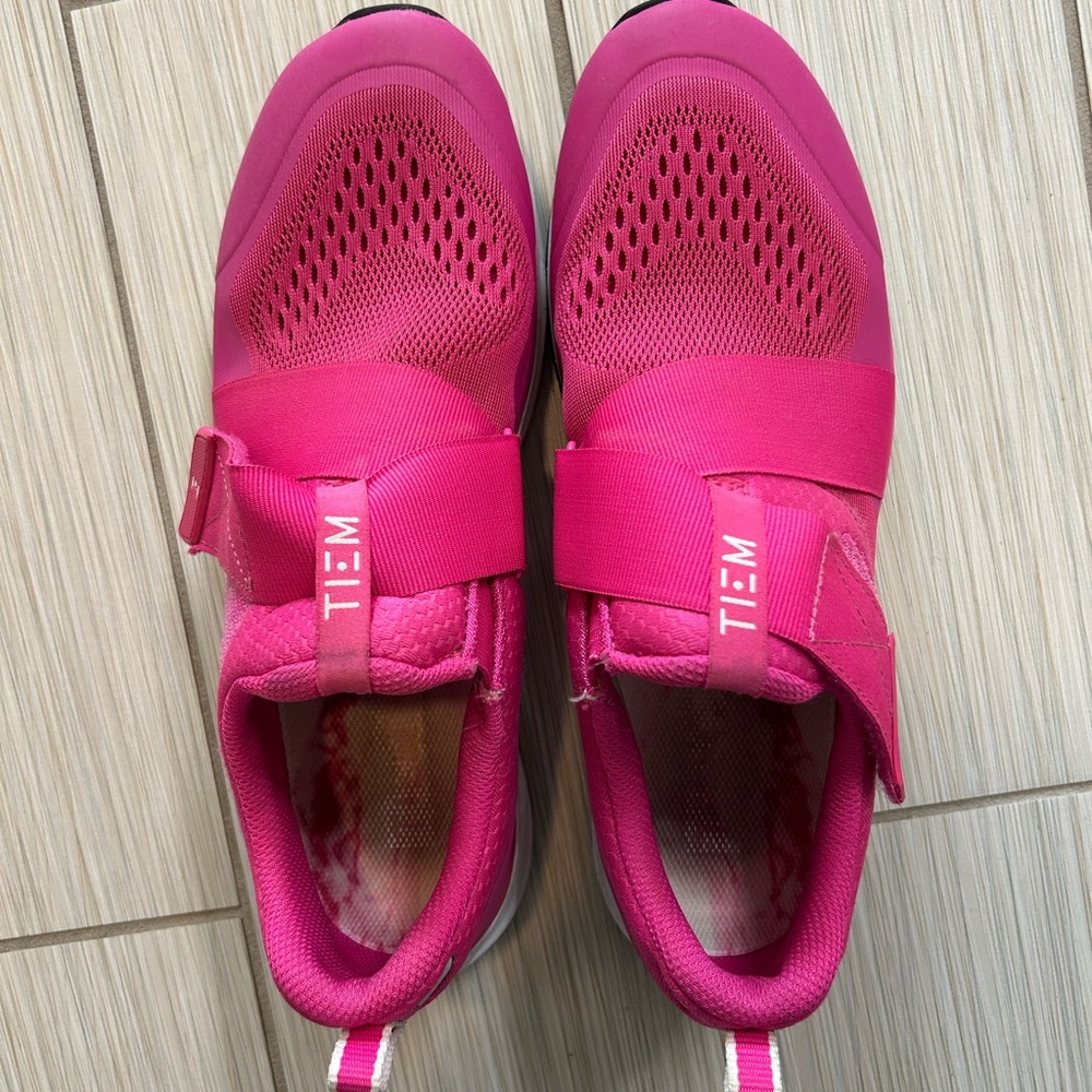 TIEM Pink Cycling Shoes